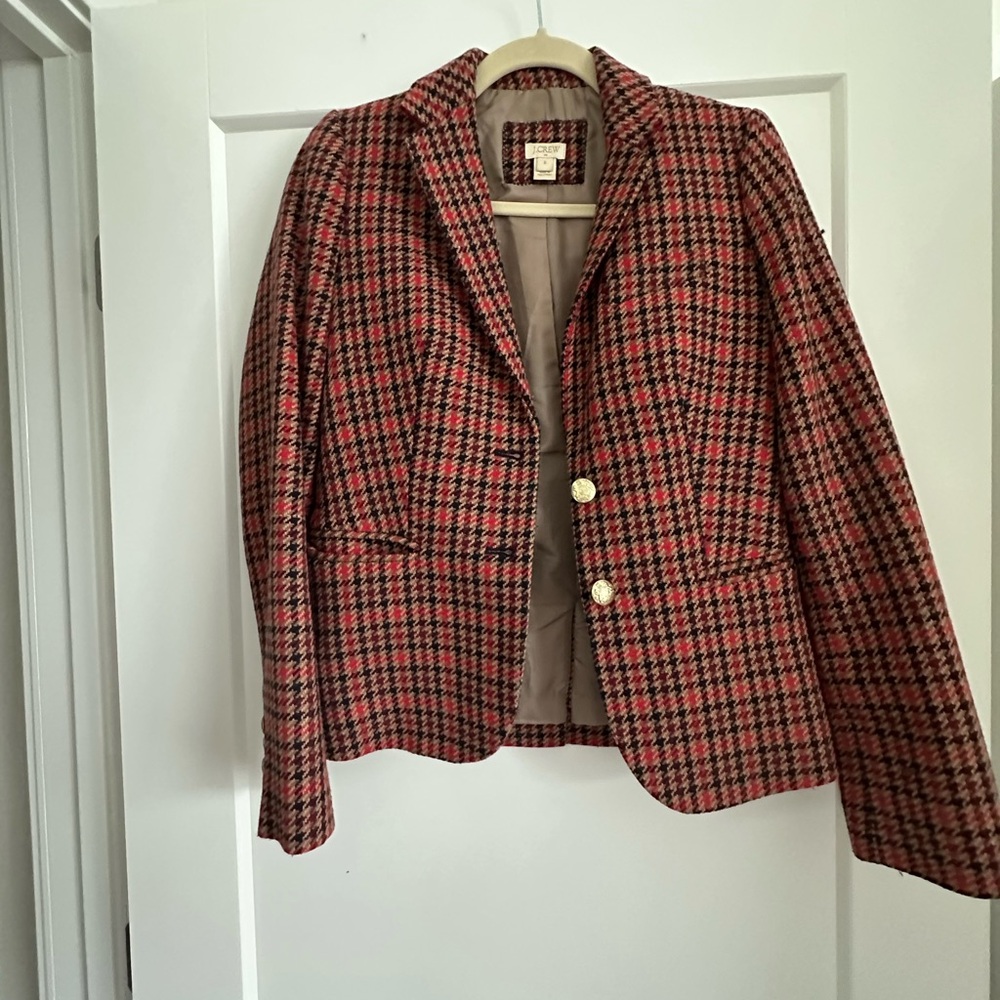 J.crew tweed blazer
